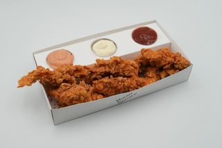 Chicken crispy strips (8buc+3sosuri)