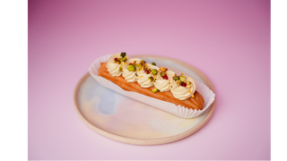 Ekler pistacja - malina