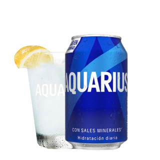 Aquarius Limón lata 330ml.