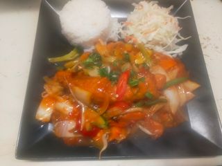 Łosoś po wietnamsku