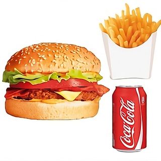 Menú Hamburguesa Completa (Pollo)