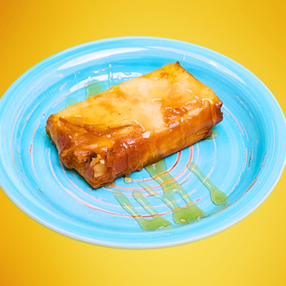 feta con pasta fillo e miele