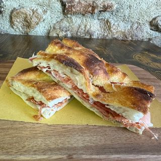 Crudo di Parma 24 mesi e melanzane sott'olio