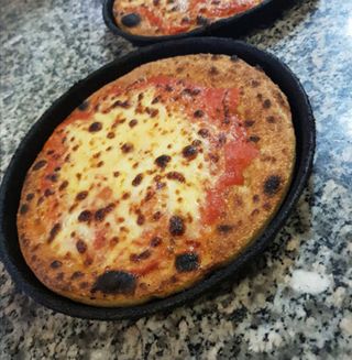 Margherita al tegamino