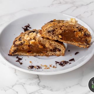 COOKIE PLÁTANO CON DULCE DE LECHE