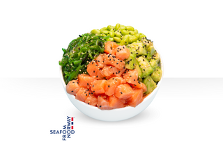 Salmon norvegese poké large