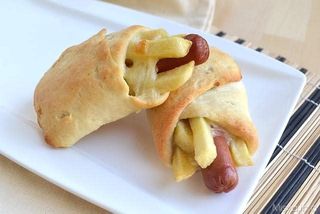 Viennesi con wurstel e patatine