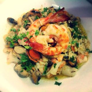 Plat Sauté De Légumes Fruits De Mer