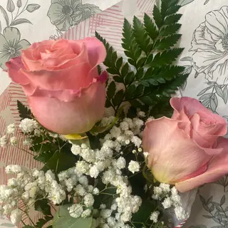 2 Rosas color Rosa