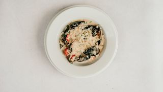 Risotto z krewetkami i mięsem małż