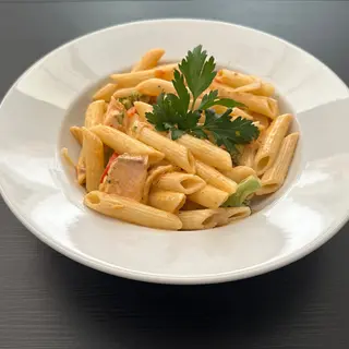 Menu Penne Com Salmão
