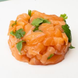 Tartare de deux saumons au gingembre