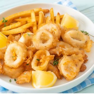 Calamares + patatas fritas