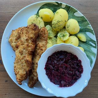 Panierowane polędwiczki z kurczaka