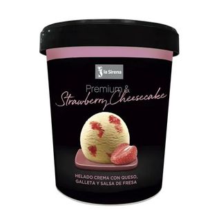 Helado Strawberry Cheesecake Tarrina 500 Ml.