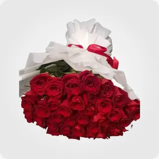 35 წითელი ვარდის თიგული