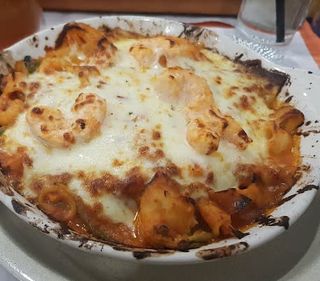 Lasagna de Mariscos