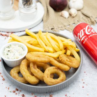 Calamari,Coca Cola