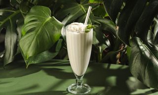 ვანილის და ბანანის მილქშეიკი