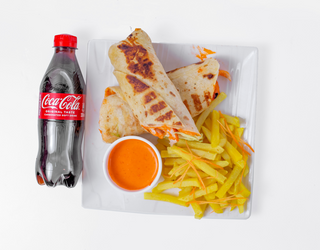 Butter Chicken Wrap+Chips+Free soda