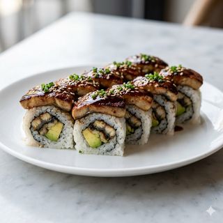 Uramaki Unagi Roll Con Foie (8 Uds.)