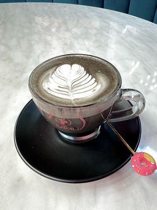 Black magic latte