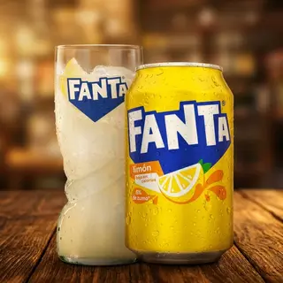 Fanta Limón lata 330ml.