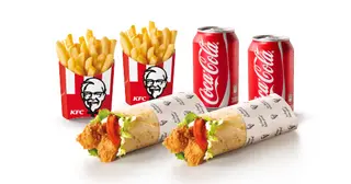 Twister's Combo Pour 2 ( sans laitue et tomate)