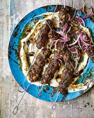 Plat Hummus Kebab Bœuf