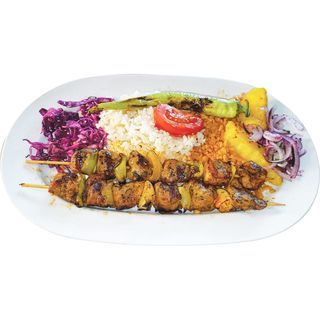 Агнешки шиш с гарнитура (550г)