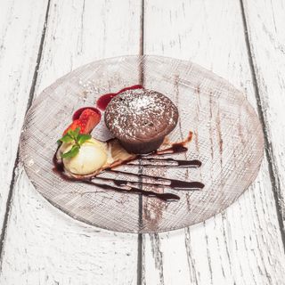 Souffle de chocolate Guanaja.