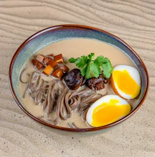 Miso coconut soup 