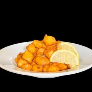 58. Pollo fritto con salsa di limone