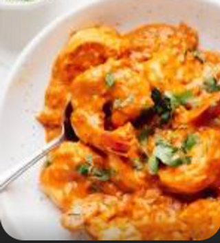 Plato De Gambas Al Korma (Dulce)