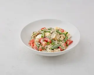 Салат з баклажаном та куркою