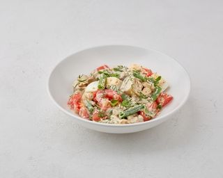 Салат з баклажаном та куркою