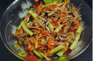 Салат "Китайский" с языком