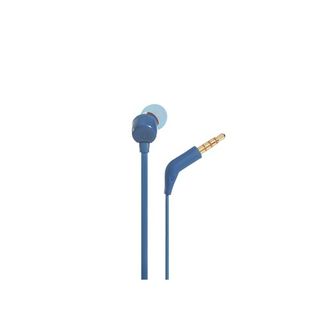 Auriculares - Jbl T11, De Botón Con Cable, Jack 3.5 Mm, Azul (1348250)