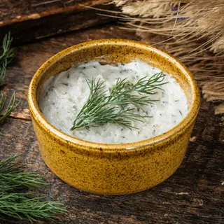 Сало мелене з кропом
