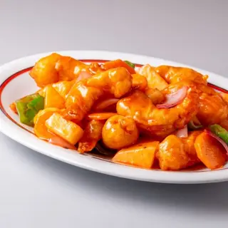 Gambas agridulce