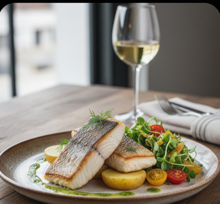 Lomos De Merluza Del Cabo Con Patata Cocida