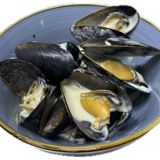 Мидии в сливочном соусе