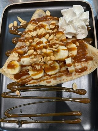Crepe Peanut Butter Banana