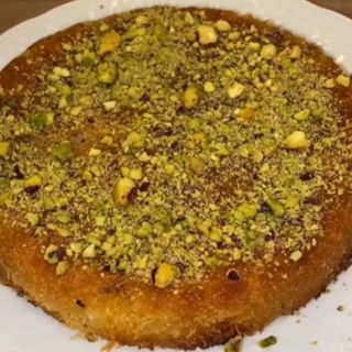 كنافة جبنة موتزرلا + قشطه Kounafa fromage+crème fraiche