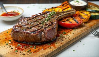 Antricot de vita cu os