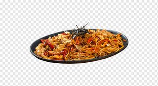 Fideo de arroz pollo