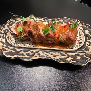 Muschiulet de porc cu sos de piper