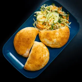 Pierogi z gyrosem wieprzowym i serem