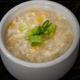 18. Zuppa di pollo mais