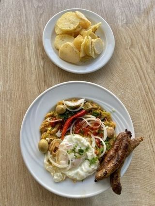 Plat Kafteji + Merguez